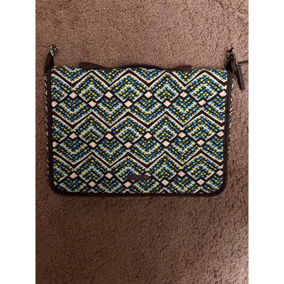 Vera Bradley Handbags - Women's Vera Bradley Cosmetic/Travel Bag One Size Brown Blue